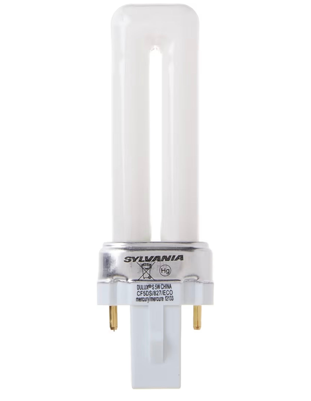 Sylvania 21279 Compact Fluorescent 2 Pin Single Tube 2700K, 5-watt