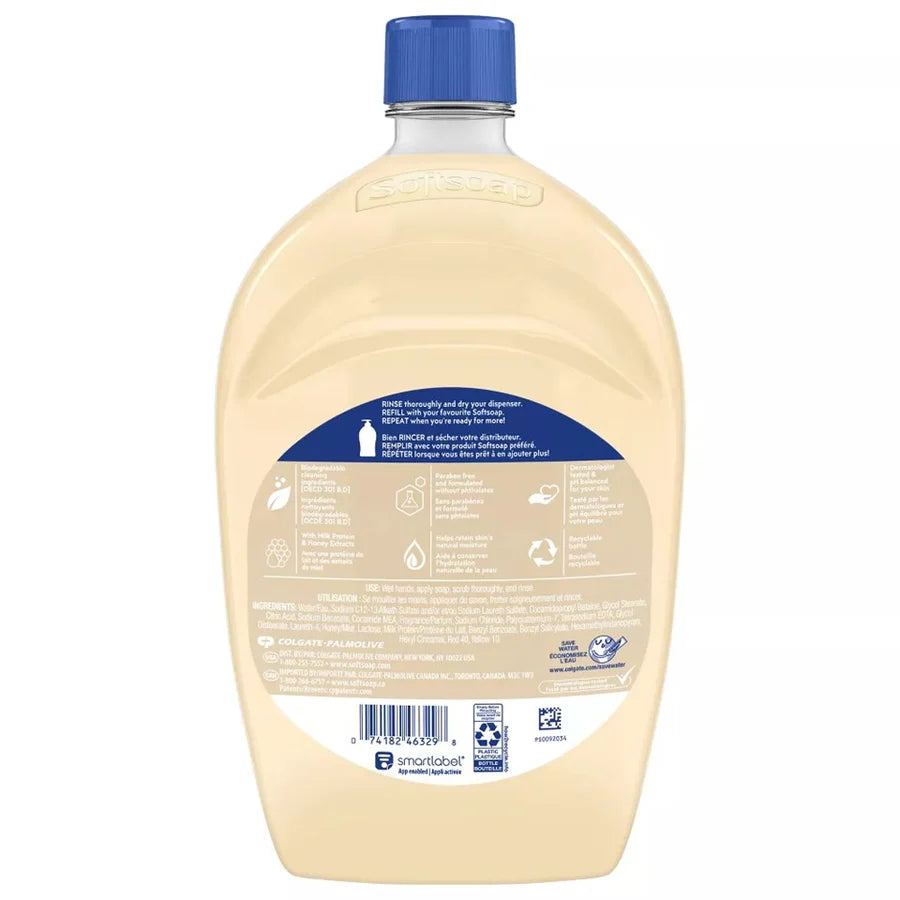 SoftSoap Liquid Hand Soap Refill Milk & Honey - 50oz