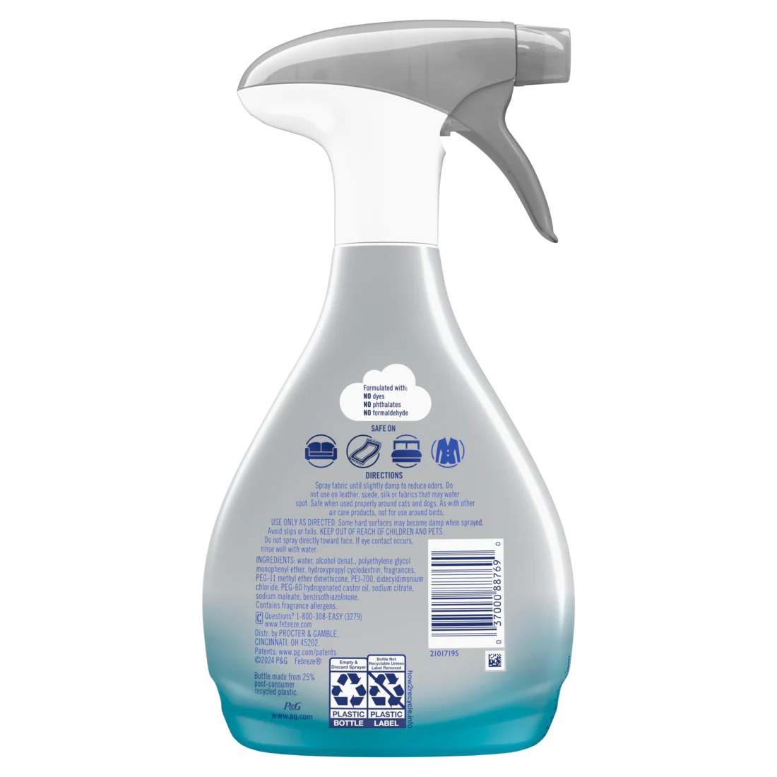 Febreze Odor-Fighting Fabric Refresher Heavy Duty Crisp Clean - 16.9oz