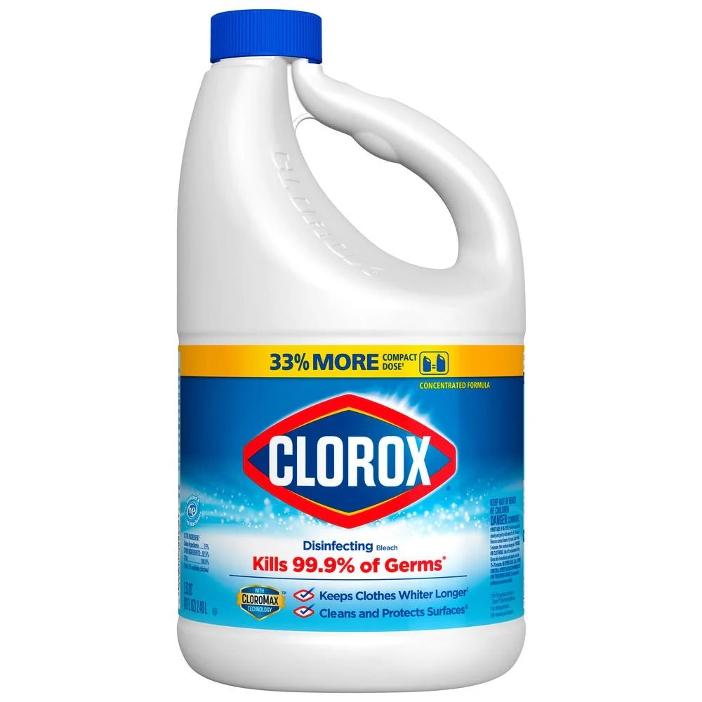 Clorox Bleach Liquid Disinfecting Concentrated - 81oz