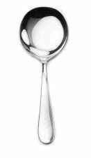 Round serving spoon stainless steel