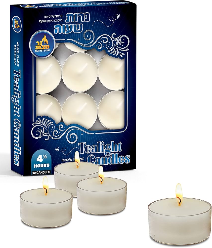 BEESWAX TEALIGHTS - WHITE