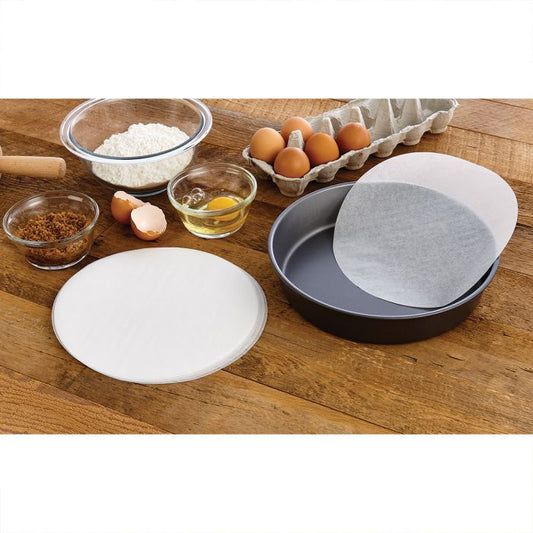 Mrs. Anderson's Baking Bleached Cake Round Parchement Paper 8in