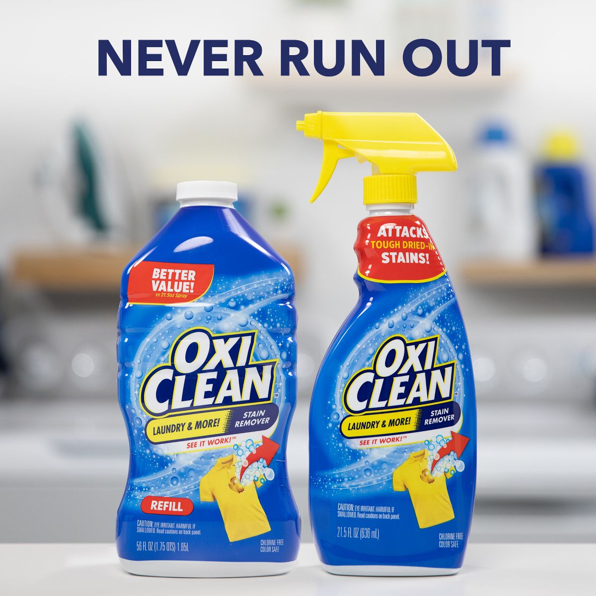 OxiClean Laundry Stain Remover Spray Refill - 56oz