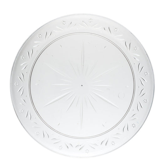 Embellish Clear - 10" Banquet Plates