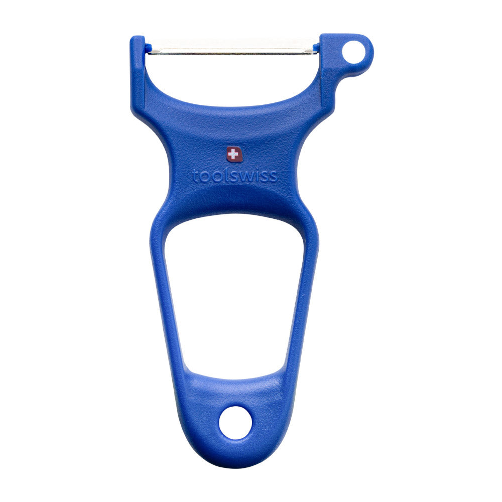 PeelersToolswiss Clasinox Vegetable Peeler with Blue Plastic Handle