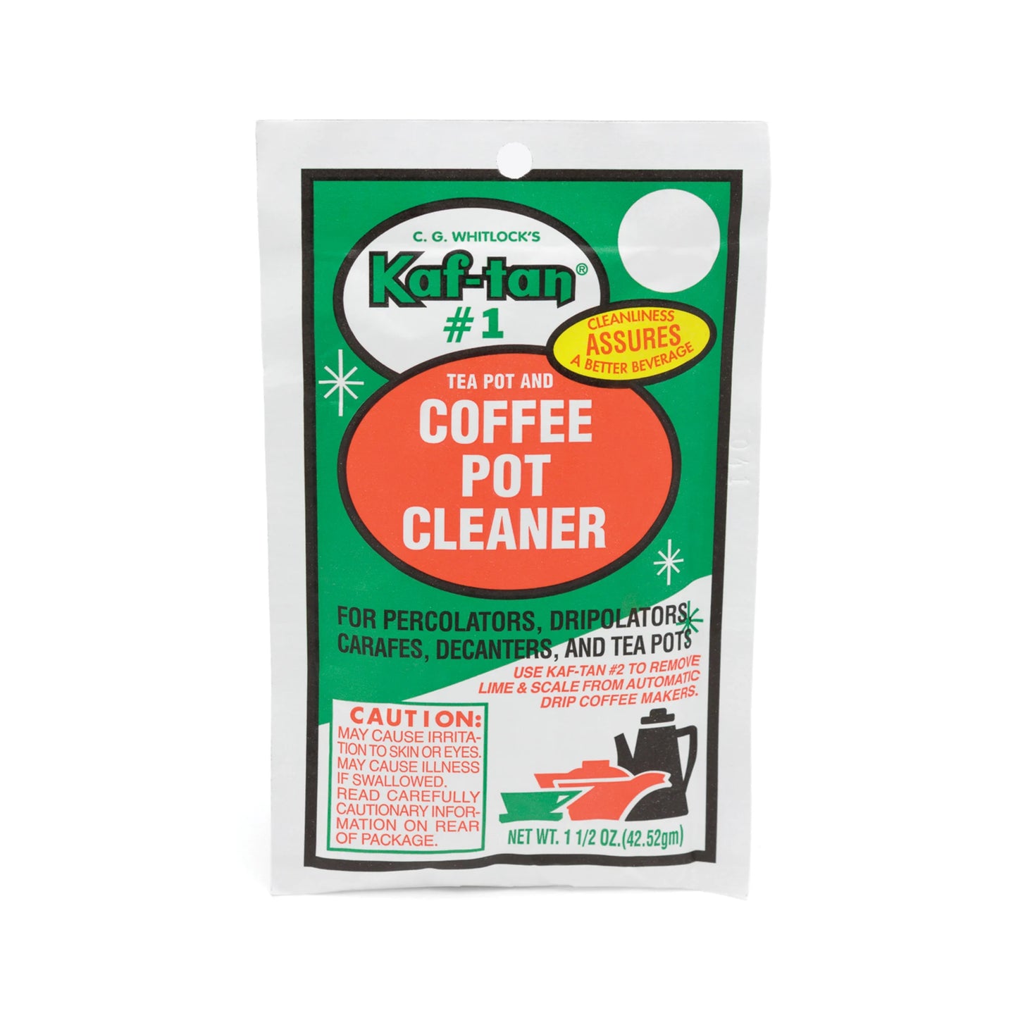 TOPS COFFEE POT CLEANER/STAIN REMOVER