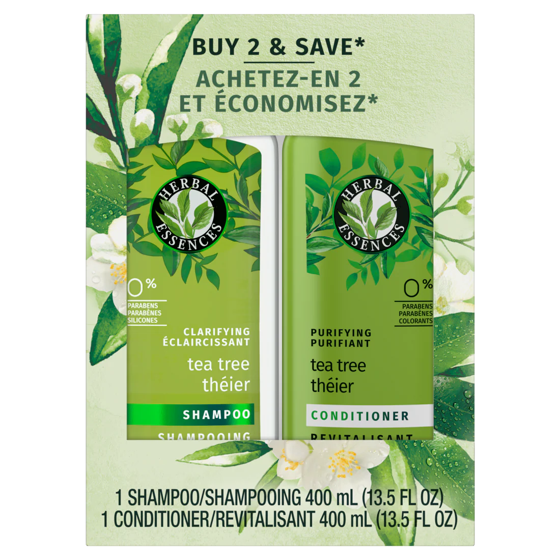 Herbal Essences Clarify and Purify Shampoo and Conditioner Dual Pack - (2x13.5)oz