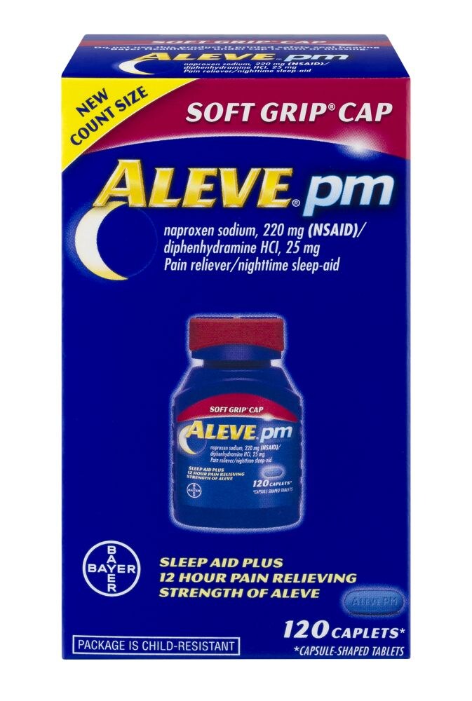 ALEVE PM 120 capsules 