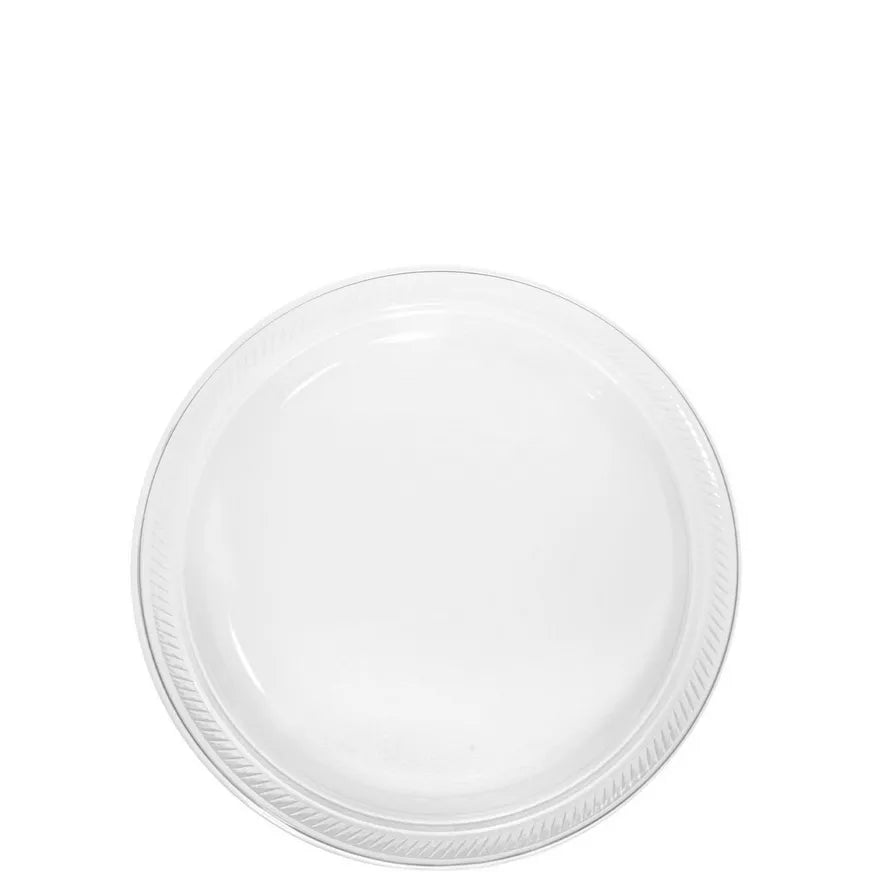 9 inch plastic plates 100 pack microwavable
