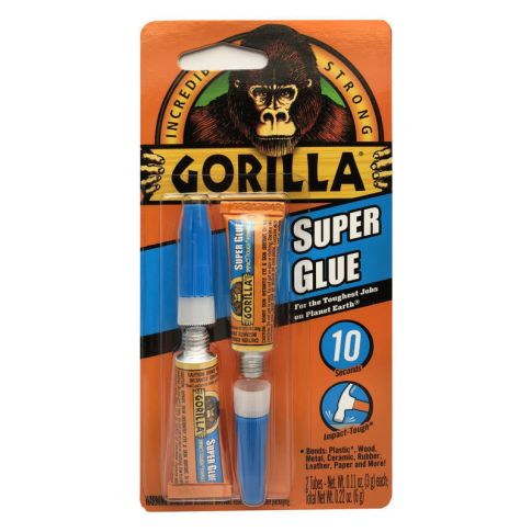 GORILLA superglue 2 tubes 0.11oz