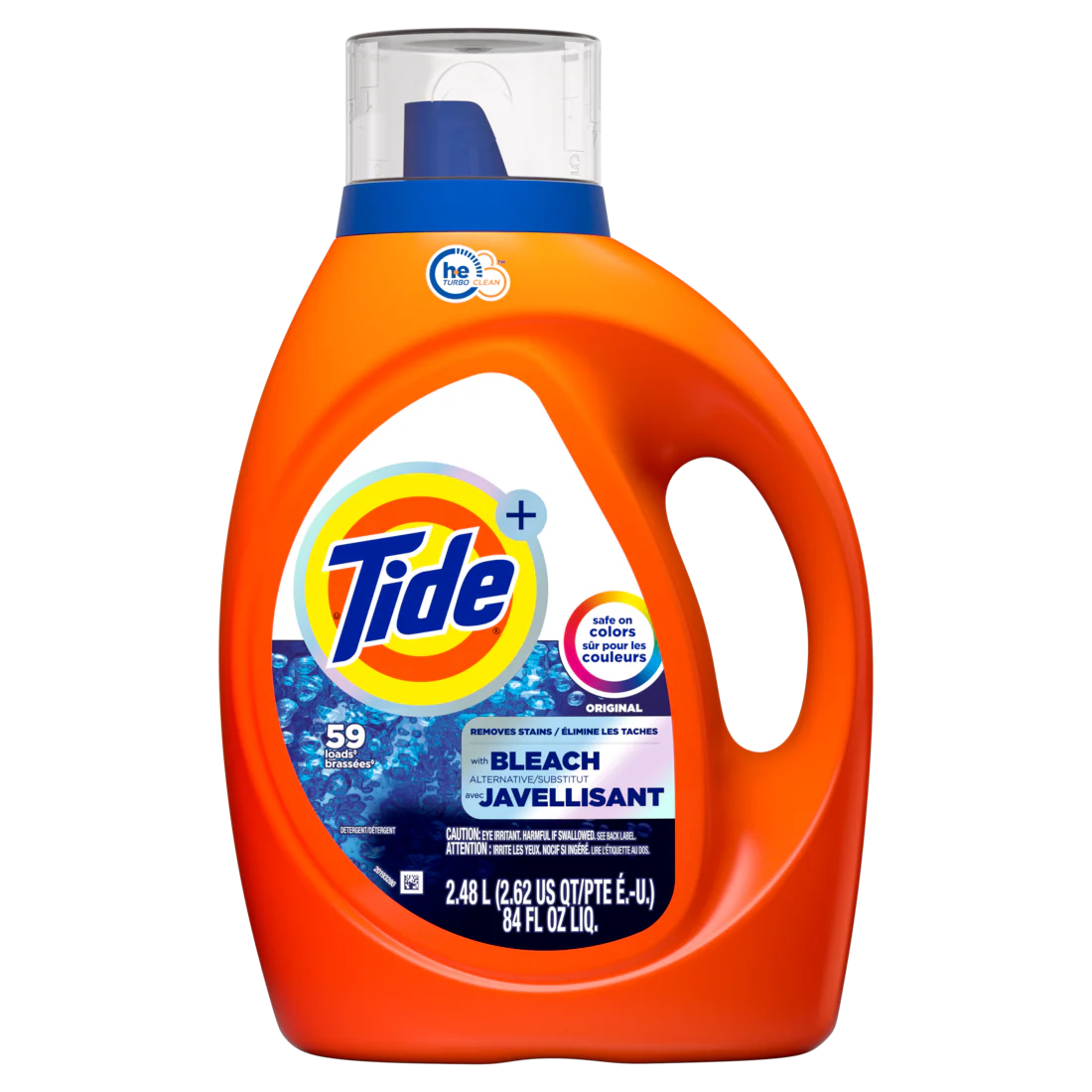 Tide Bleach Alternative Liquid Laundry Detergent Original Scent 59 Loads He Compatible - 84oz