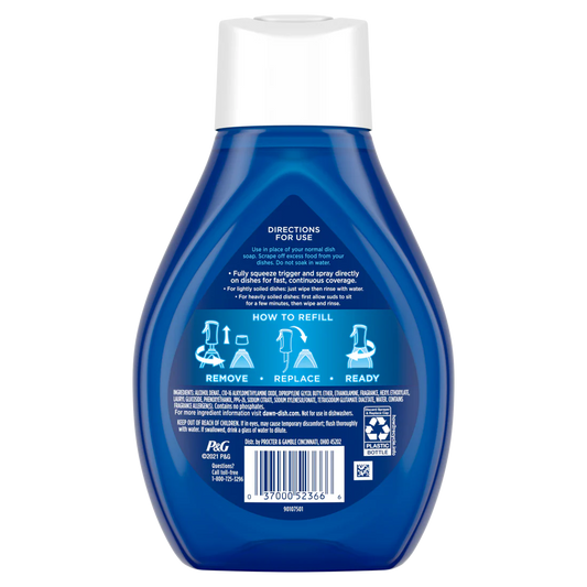 Dawn Powerwash Spray Dish Soap Dishwashing Liquid Fresh 1 Refill - 16oz