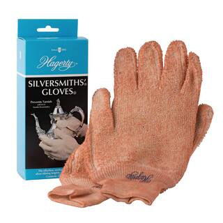 Hagerty Silversmith's Gloves, 1 Pair - Clean, Polish, and Prevent Tarnish