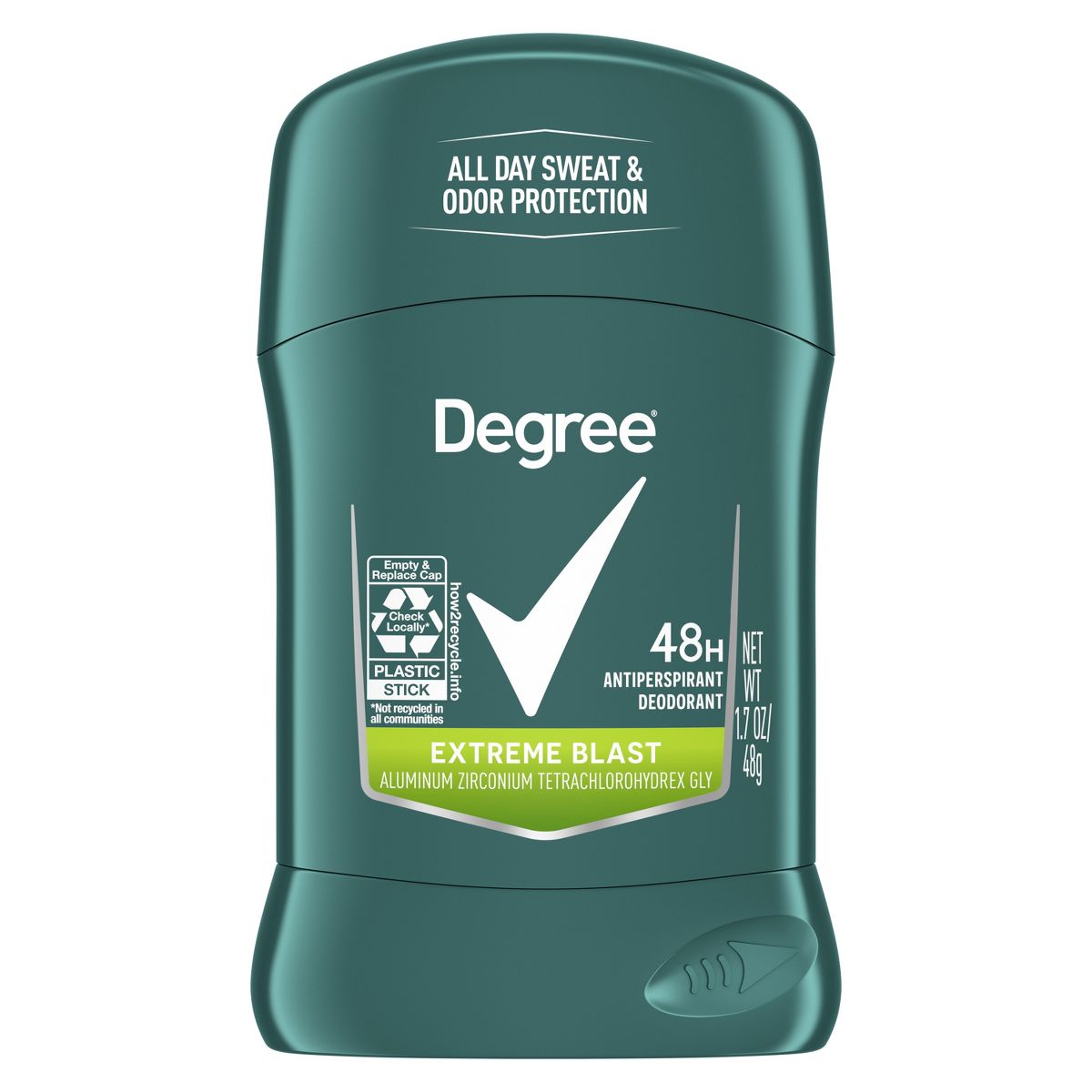 Degree Men Original Protection Antiperspirant Extreme Blast for Sweat and Odor Control, 1.7 oz