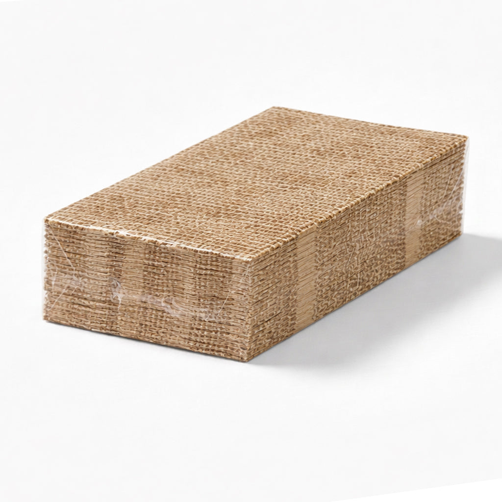 Burlap Print Guest Towel Napkins (20 count)