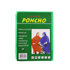 PONCHO- PLASTIC