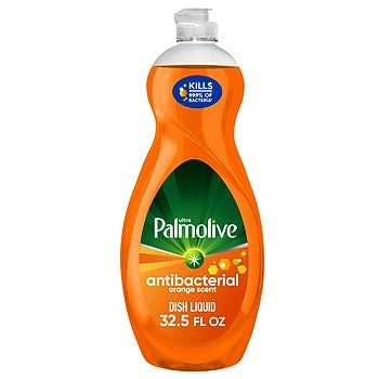 Palmolive Ultra Concentrated Antibacterial Liquid Dish Soap, Orange Scent, 32.5 oz.