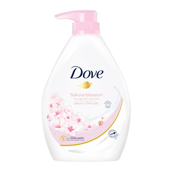Dove Refreshing Sakura Blossom Body Wash with Himalaya Pink Salt for Rep...