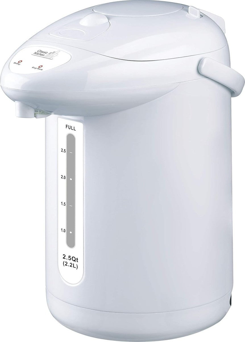 Classic Kitchen 2.5QT (2.2L) Electric Kettle/Hot Water Pump Pot
