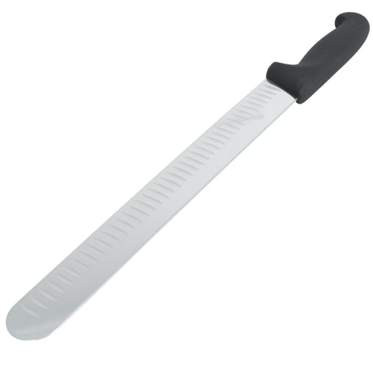 Victorinox Granton Edge Slicer Knife w/ 12" Blade, Black Fibrox® Nylon Handle