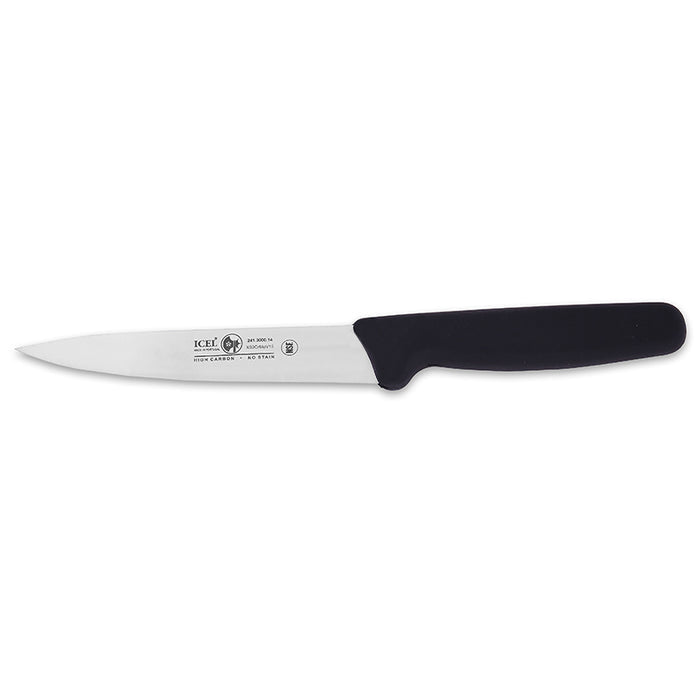 Icel knife black straight 6”