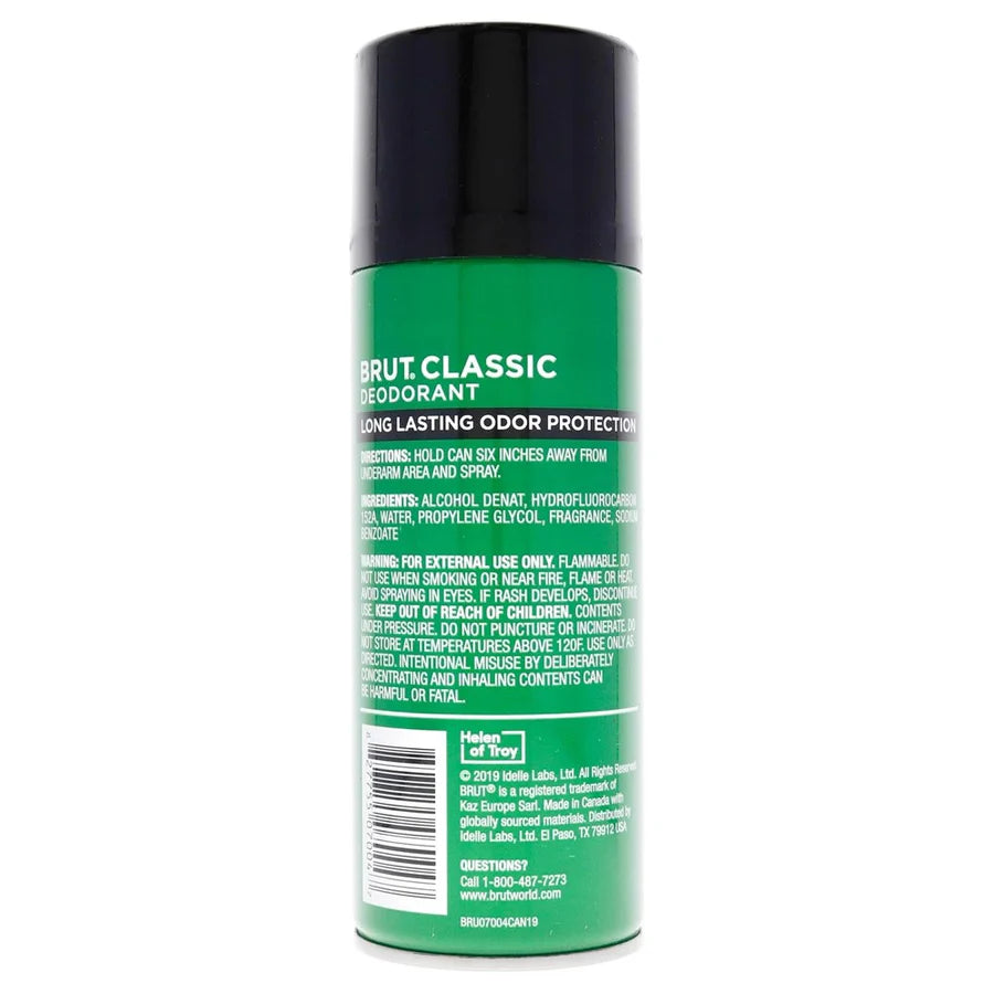 Brut Classic Deodorant (Aerosol-Low Voc-0%)