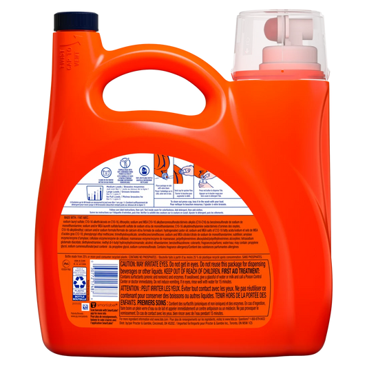 Tide Plus Boost Of Ultra Downy Liquid Laundry Detergent April Fresh Scent 94 Loads Laundry Detergent Liquid With Long-Lasting Freshness - 132oz