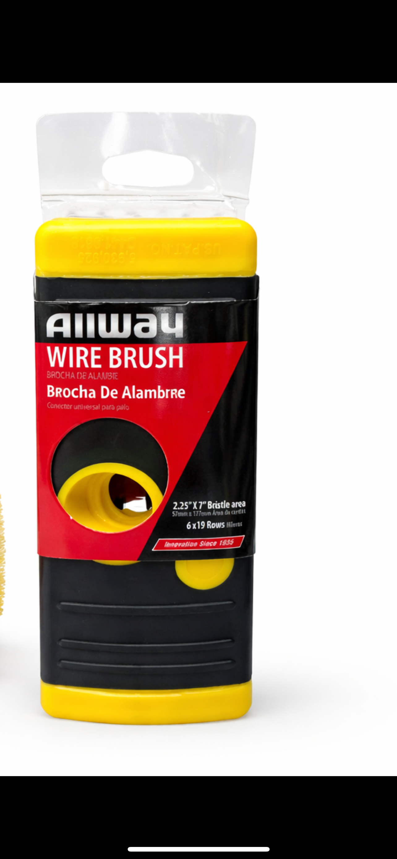 Allway carbon steel wire brush Block 