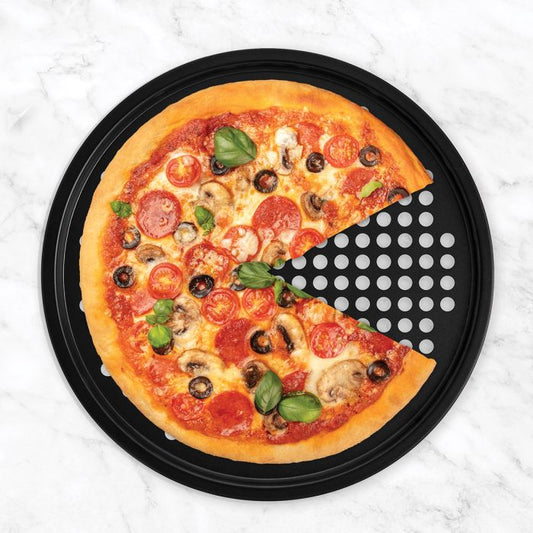 Fantes Cousin Marianna's Perforated Crispy Pizza Pan, 12in