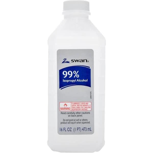 Swan Rubbing Alcohol 99% White - 16oz