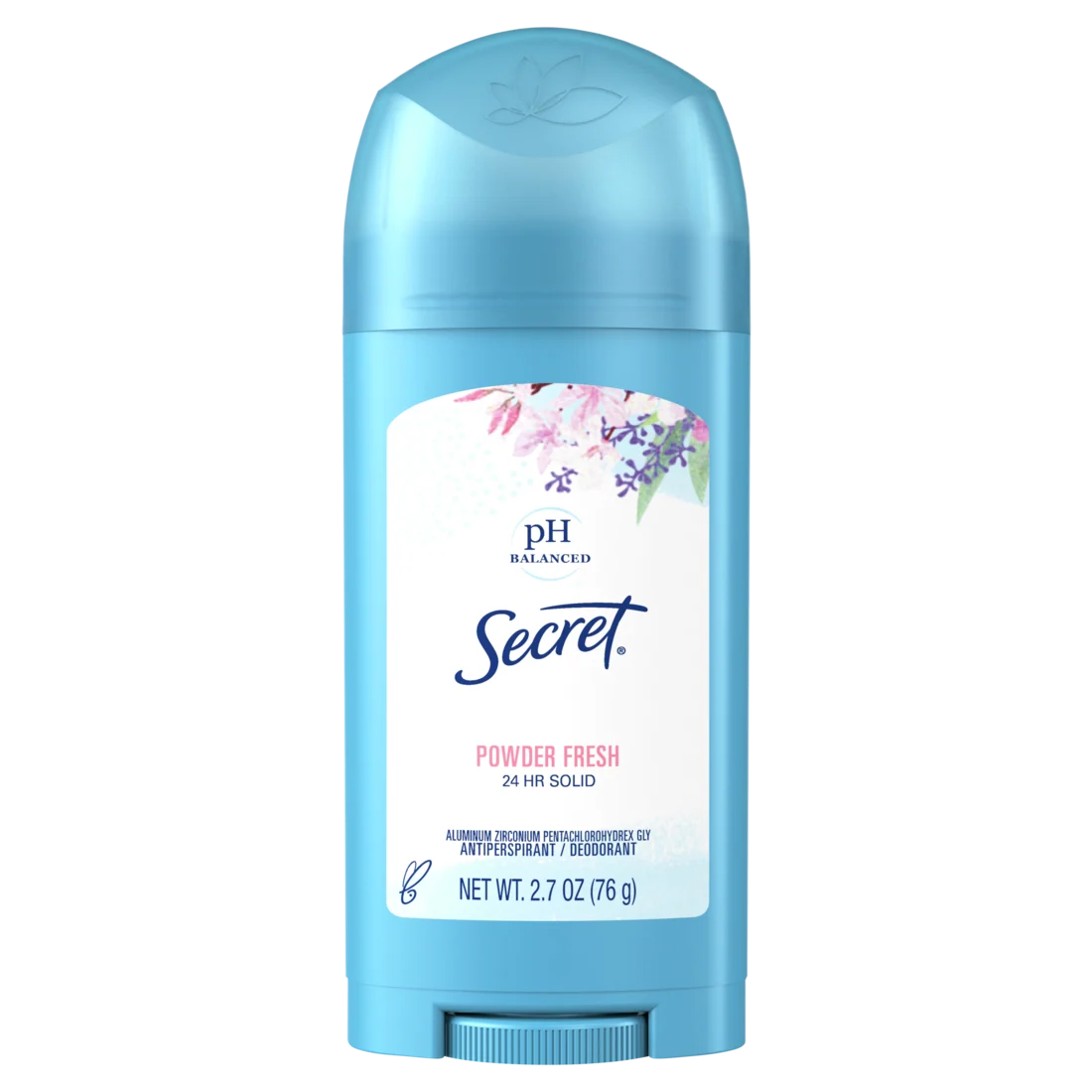 Secret Wide Solid Antiperspirant And Deodorant Powder Fresh - 2.7oz/