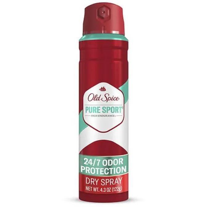 Old Spice Men's High Endurance Pure Sport Antiperspirant Dry Spray