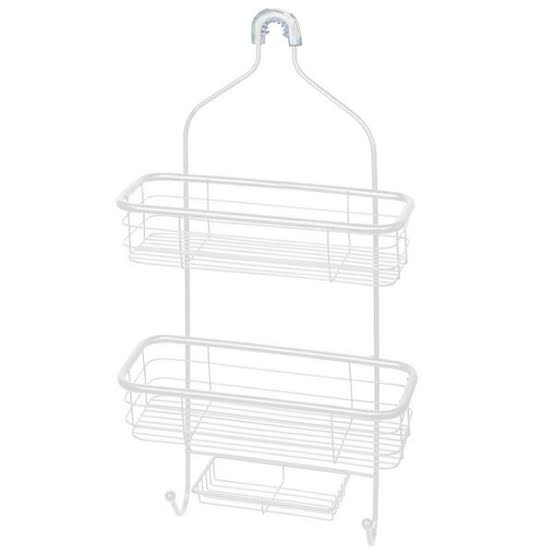 ALUMINIUM SHOWER CADDY (WHITE)