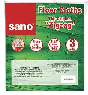 Sano zig-zag floor cloth