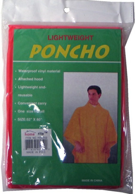 PONCHO- PLASTIC