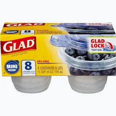 Gladware Mini Round 8ct 4oz