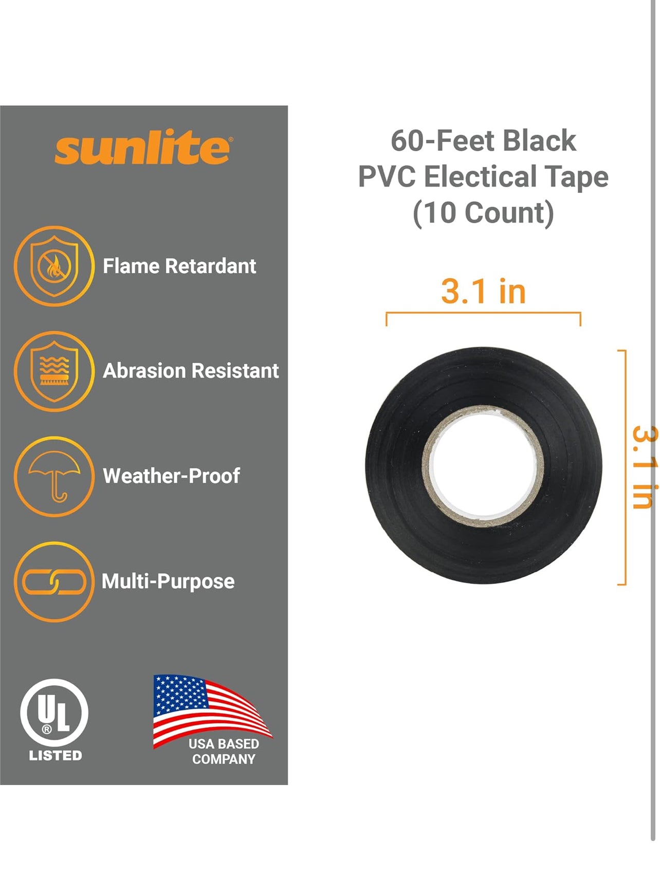 Electric tape white ￼