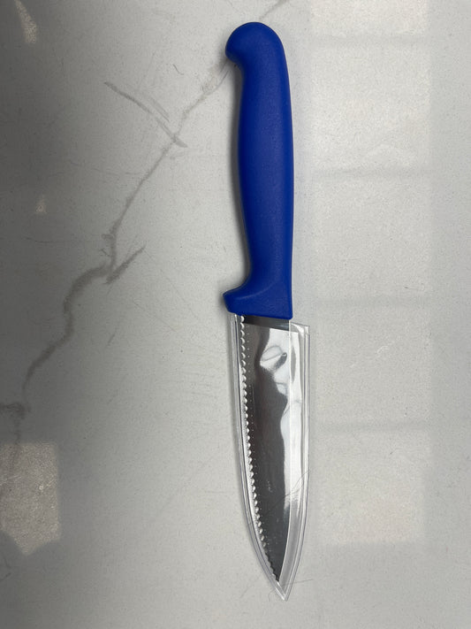 4.75" Blue Serrated Knife