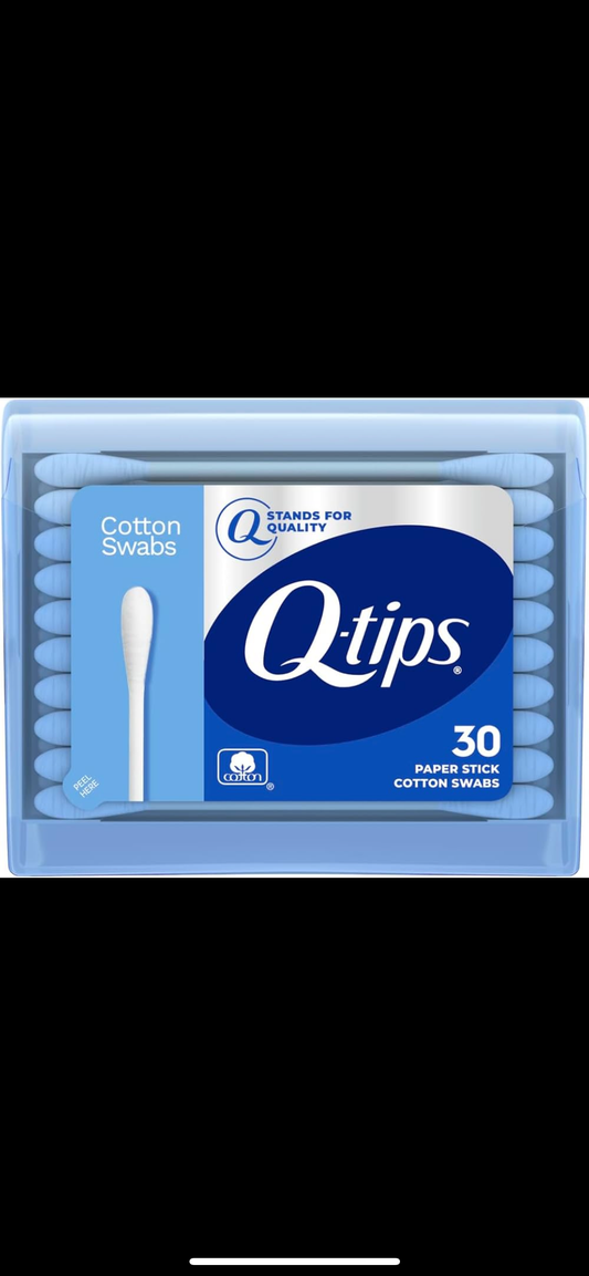 Q-Tips 100%Cotton Swabs 30ct