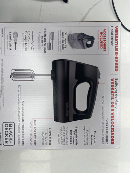 Black+Decker five speed hand mixer