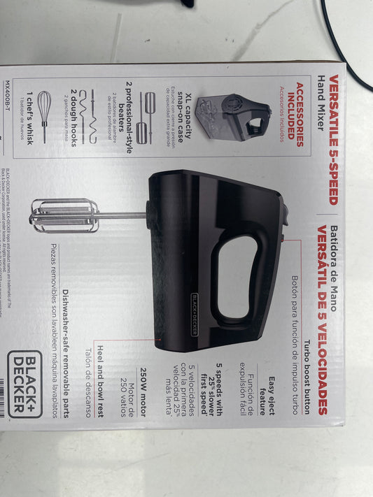 Black+Decker five speed hand mixer