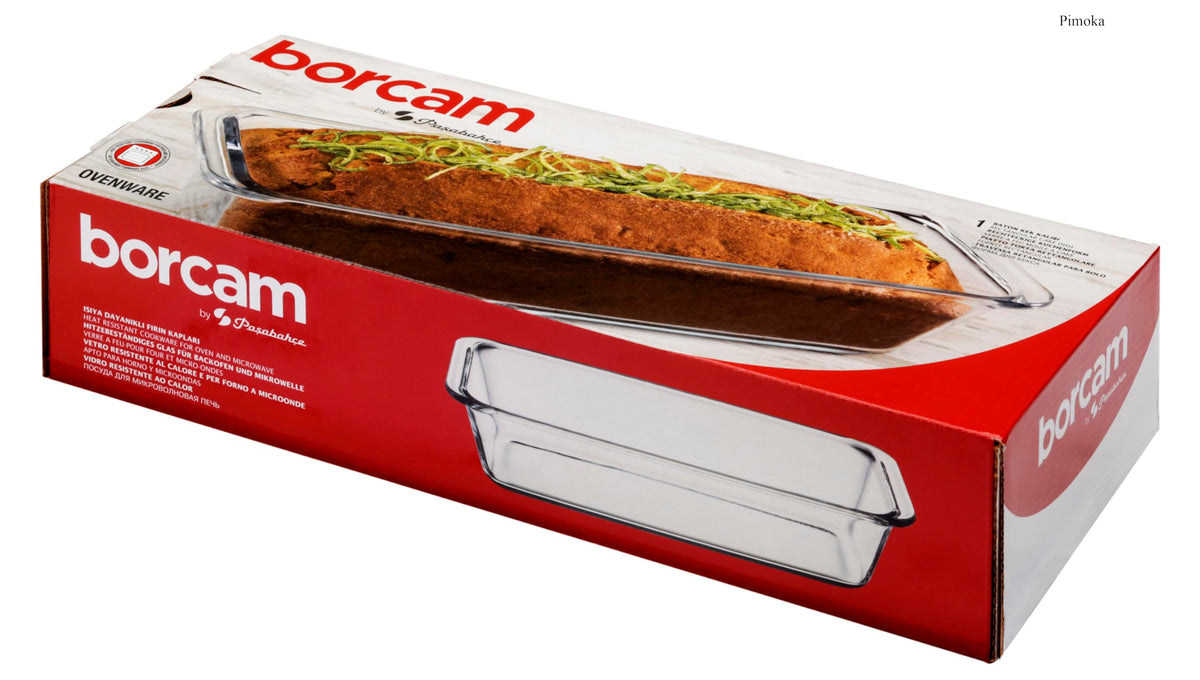 BORCAM glass ovenware loaf 12” x 5”