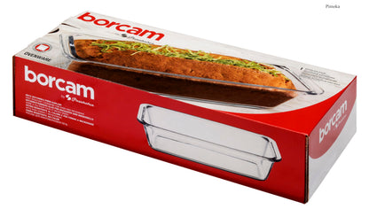 BORCAM glass ovenware loaf 12” x 5”
