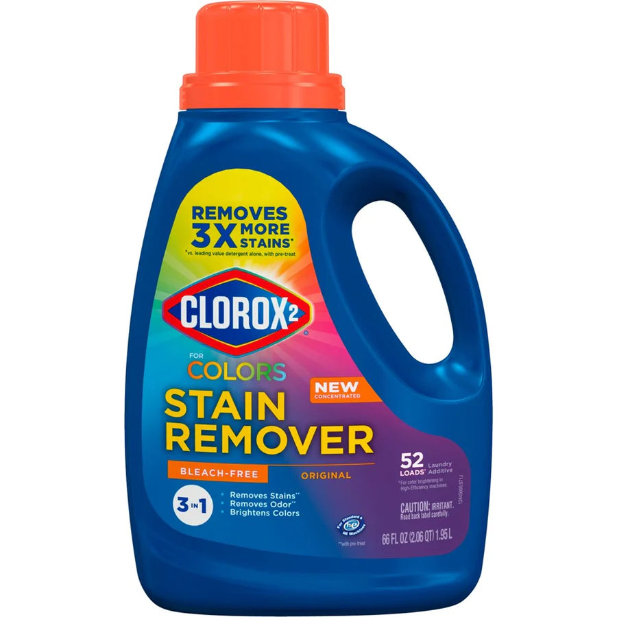 Clorox 2 for Colors Stain Remover and Laundry Additive - Bleach Free - Original - 66oz