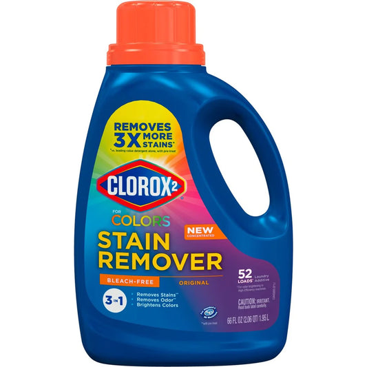 Clorox 2 for Colors Stain Remover and Laundry Additive - Bleach Free - Original - 66oz