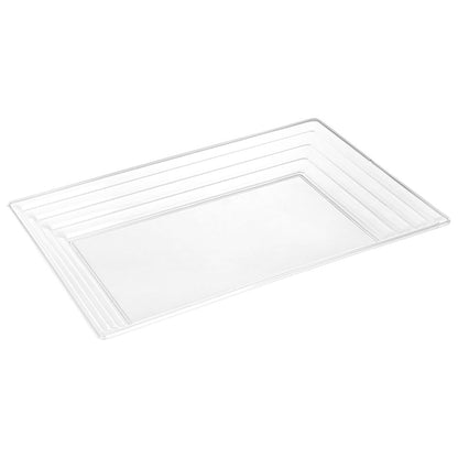 Leveled Rectangle Tray Clear 11×16 (1 Count)