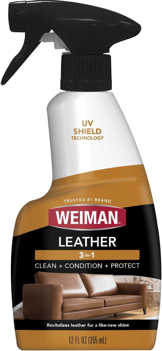 WEIMAN LEATHER CLEANER & COND 12oz TRIGGER