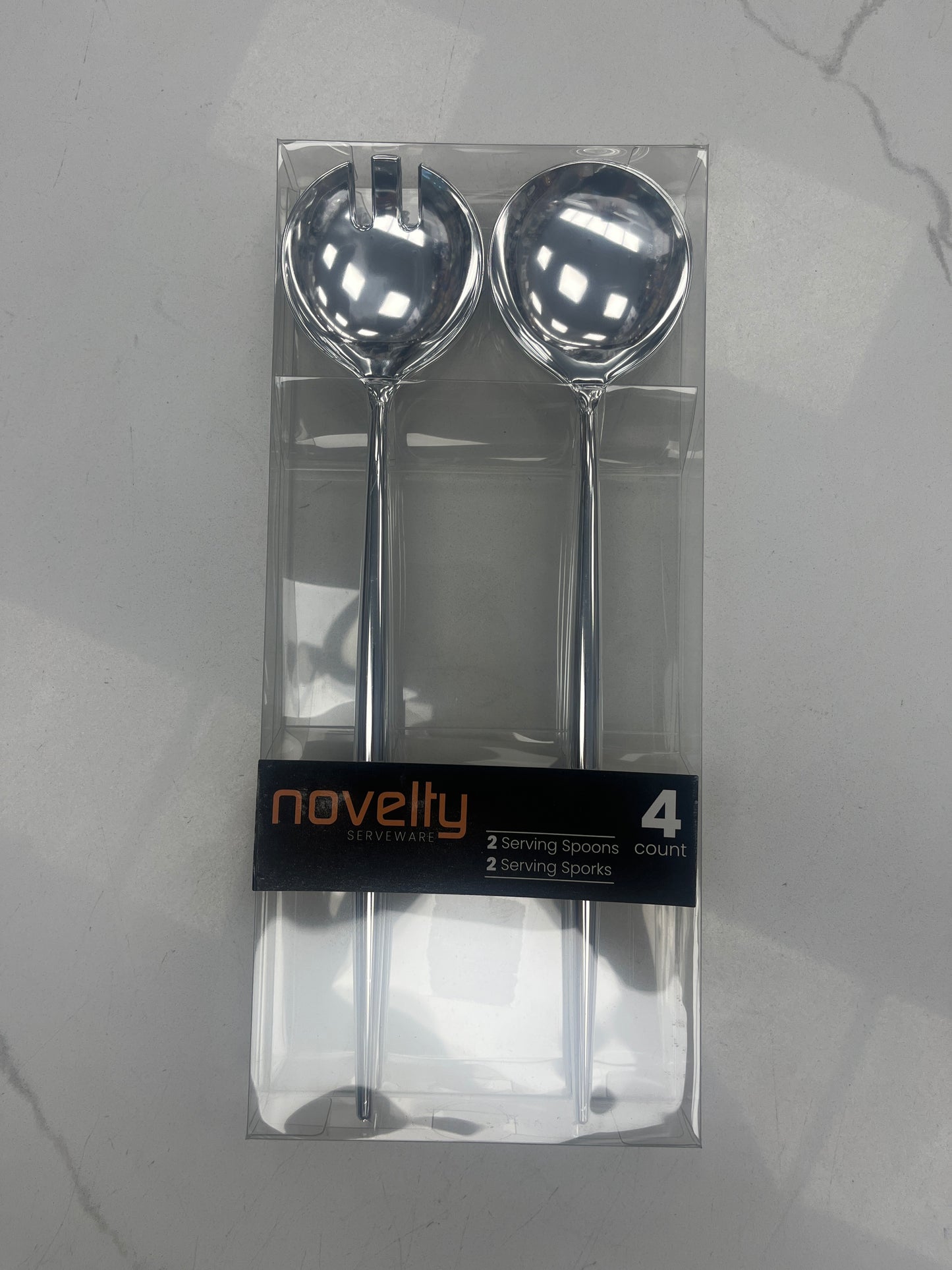 Serving spoons silver 4pk