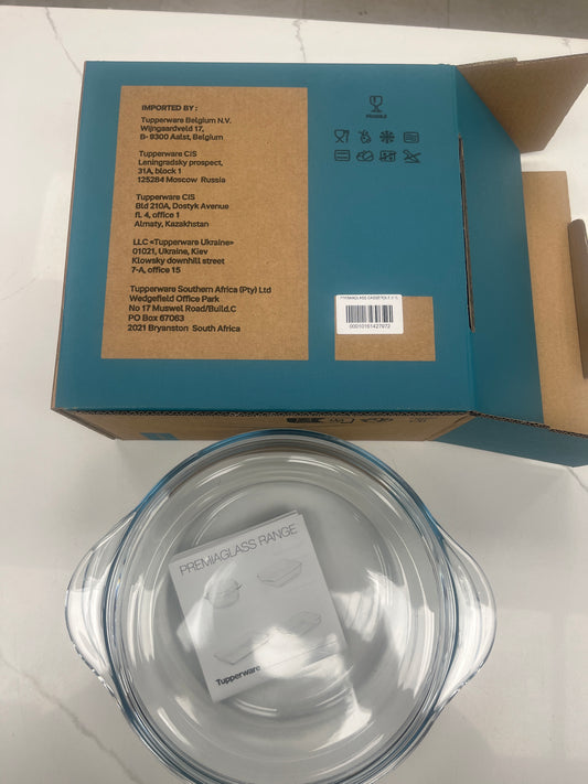 Glass casserole 2.1 L